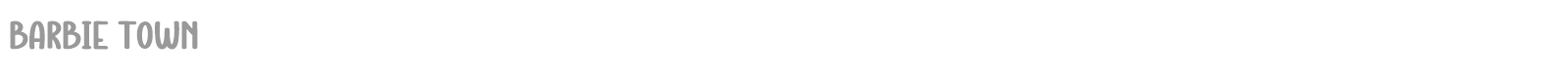 Barbie Town font preview